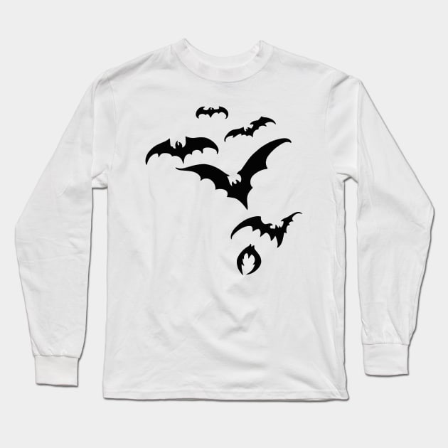 Bats Long Sleeve T-Shirt by KayWinchester92